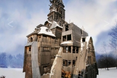 Дървената-жилищна-кула-Арханделс-Русия