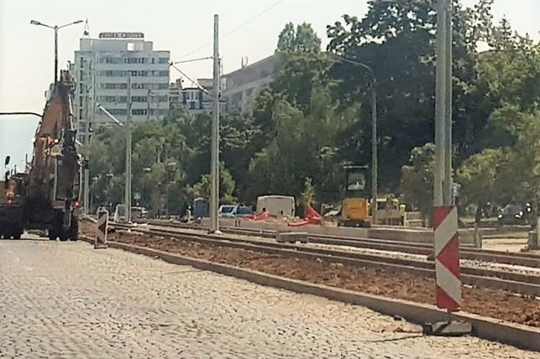 Промени на движението за втория етап на ремонта на трамвай №5