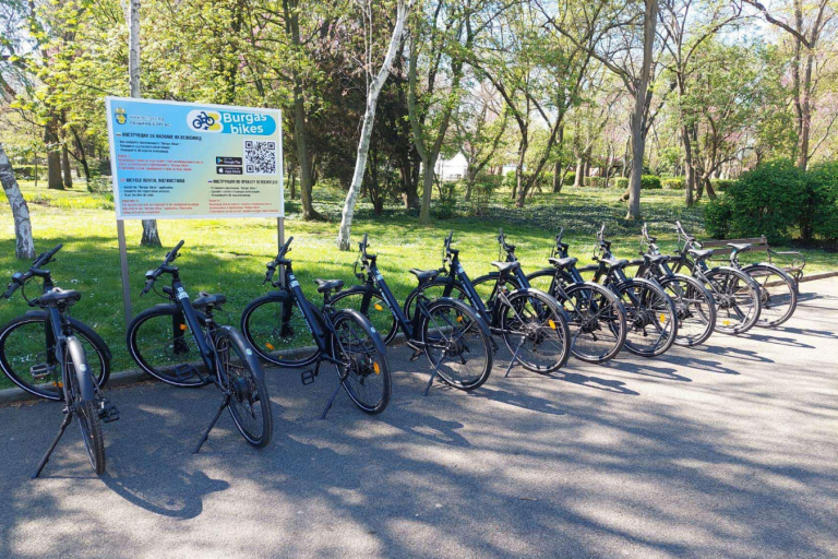 100 нови електрически велосипеда са на разположение на бургазлии