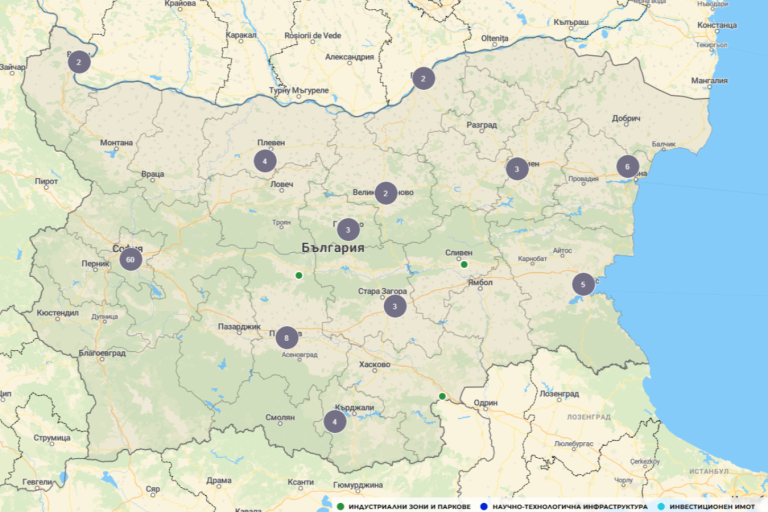 Интерактивната инвестиционна карта на България е факт